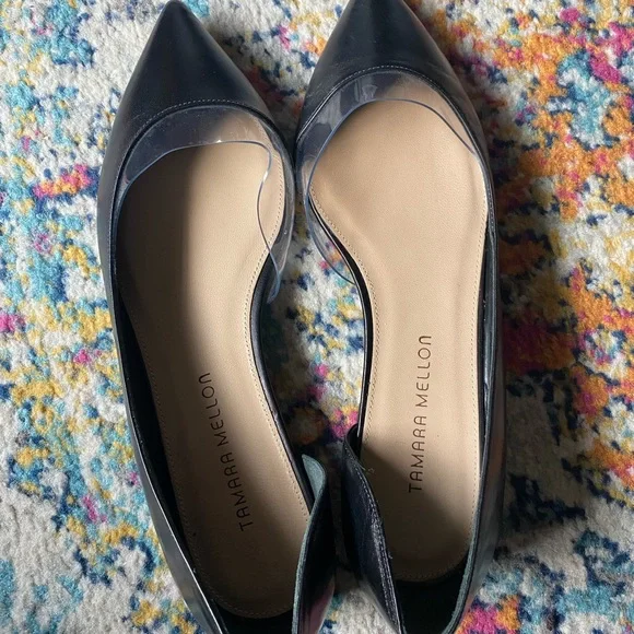 COPY - Tamara Melon Black Flats - Picture 2 of 3